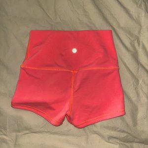 XS Lululemon Highwaisted Spandex Shorts